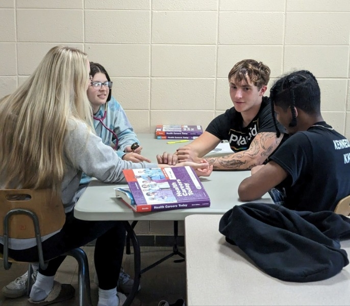 Students Talking